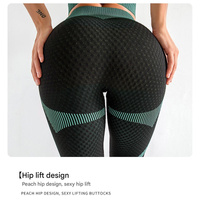 Black+Red High Waist Yoga Set for Women - Sports Bra, Long Sleeve Shirt & Leggings 3-Piece Workout Set Size M thumbnail