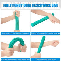 Multifunctional Resistance Bar Set | Yoga Fitness Toning Tool, Muscle Relaxation, Grip Strength Improvement | 4-Piece Set with Stretching and Recovery thumbnail
