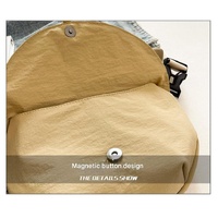 Purple Trendy Crescent Crossbody Bag - Unique Design Shoulder Bag 29x6x17 thumbnail