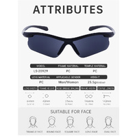 2 pcs Sports Cycling Windproof Sunglasses - UV Protection, Lightweight, Anti-Glare Design thumbnail