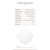 White Portable LED Makeup Mirror with Tricolor Lights - Rechargeable Folding Travel Mirror thumbnail