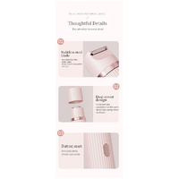 Pink Women’s Double-Headed Electric Shaver - Painless Hair Remover & Trimmer thumbnail