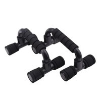 Black And Blue Push-Up Support Brackets for Home Fitness - Stability Bars for Upper Body Training thumbnail