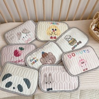 Cute Bear Pattern 2 Piece Set Kids Cooling Pad Set - 60x120cm Cartoon Latex Mattress Protector,  Pillow thumbnail