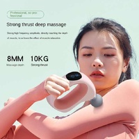 White Mini Handheld Fascia Gun – Quiet, Portable, and Adjustable 12-Speed Muscle Massager for Neck, Back, and Full Body Relief, ABS+TRP Material thumbnail