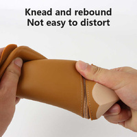 Brown Creative Silicone Pencil Case - High-Value Stationery  - Large Capacity Desk Organizer thumbnail