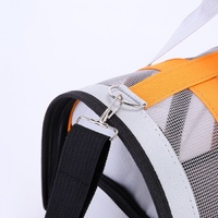Size S Light Green And White Foldable Pet Carrier Bag - Lightweight, Breathable, and Spacious for All Seasons thumbnail