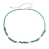 Blue 3-Piece Layered Waist Chain Set - Bohemian Style Body Accessories thumbnail
