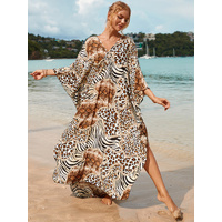 Style 5 Loose Fit Caftan Dress - Resort Style Beach Coverup for Women thumbnail