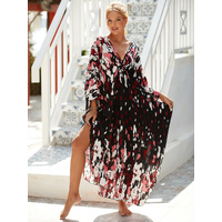Style 8 Loose Fit Caftan Dress - Resort Style Beach Coverup for Women thumbnail