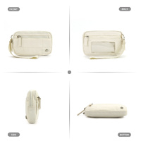 Purple Waterproof Wristlet Wallet - Nylon Pouch for Cards, Phone & Coins(Without Mobile Phone) thumbnail