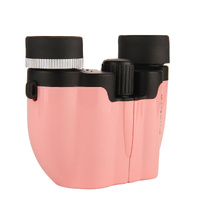 Yellow 10x22 Compact Binoculars for Adults - High Definition Lightweight Telescope for Hiking, Travel, and Concerts thumbnail