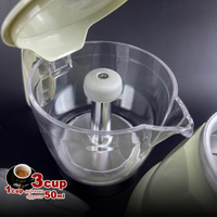 Latest Styles Electric Aluminum Espresso Moka Coffee Maker 3cups Italian Classic - Cream thumbnail