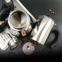 Electric Espresso Moka Coffee Maker 4Cups Stainless Steel Italian Classic AU STOCK thumbnail