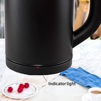 0.8L Stainless Steel Electric Kettle Black thumbnail