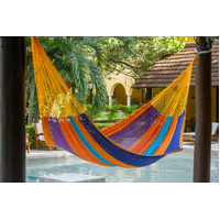 Outdoor undercover cotton Mayan Legacy hammock King size Alegra thumbnail