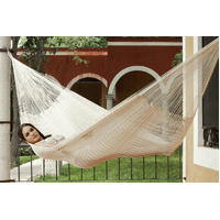 Outdoor undercover cotton Mayan Legacy hammock King size Marble thumbnail