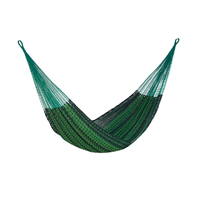 Mayan Legacy Queen Size Outdoor Cotton Mexican Hammock in Jardin Colour thumbnail