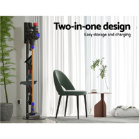 Artiss Freestanding Dyson Vacuum Cleaner Stand for V6 7 8 10 11 Grey thumbnail