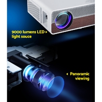Devanti Portable Wifi Video Projector 4K Home Theater HDMI 1080P Native thumbnail