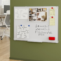 Magnetic Whiteboard 60x90cm Erase Board Marker Eraser Tray Home Office School thumbnail