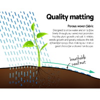 Instahut 3.66x30m Weed Mat Weedmat Control Plant thumbnail