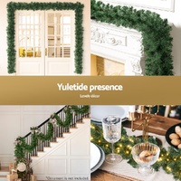 Jingle Jollys 5M Christmas Garland LED Lights Party Xmas Decorations 380 TIPS thumbnail