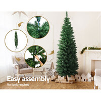 Jingle Jollys Christmas Tree 1.8m Xmas Tree Decorations Green 300 Tips thumbnail
