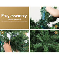 Jingle Jollys Christmas Tree 1.8m Green Xmas Tree Decorations 650 Tips thumbnail