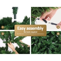 Jingle Jollys Christmas Tree 1.8m Xmas Tree Decorations 874 LED 8 Light Mode thumbnail