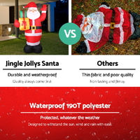 Jingle Jollys Christmas Inflatable Santa 2.4M Illuminated Decorations thumbnail