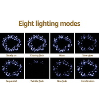 Jingle Jollys Christmas Lights 100 LED 10M String Light Snow Decorations thumbnail