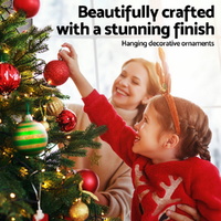 Jingle Jollys 155pcs Christmas Tree Decorations Set Baubles Ornaments Party thumbnail
