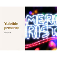 0.96M Christmas Lights Merry Christmas 288 LED Decorations Jingle Jollys thumbnail