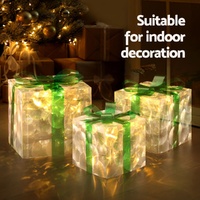 3 PCS Christmas Lights 70 LED Fairy Light Gift Box Jingle Jollys thumbnail
