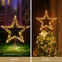 100 LED Christmas Lights Fairy Light Ground Star Garden Decoration Jingle Jollys thumbnail
