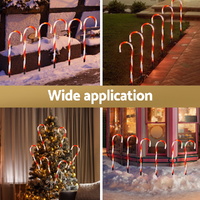 42 LED 6 PCS Christmas Lights Path Ground Light Garden Decorations Jingle Jollys thumbnail