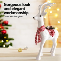 Jingle Jollys Christmas Reindeer 60cm Glitter Deer Ornaments Party Decorations thumbnail