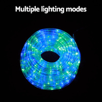 20M Christmas Lights String Rope Light Decorations 600 LED Colorful Jingle Jollys thumbnail