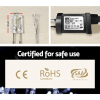 100M Christmas Lights String Fairy Light 500 LED Cool White Jingle Jollys thumbnail