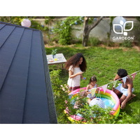 Gardeon Gutter Guard Aluminium Mesh 60M 100x20cm Black thumbnail