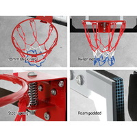 Everfit 23" Mini Basketball Hoop Backboard Door Wall Mounted Sports Kids Black thumbnail