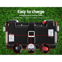 Giantz AGM Battery Box 12v Large Deep Cycle Box Portable Solar Caravan Camping thumbnail