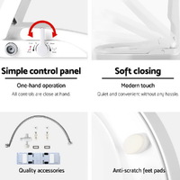 Cefito Non Electric Bidet Toilet Seat Cover Auto Smart Water Wash Dry thumbnail