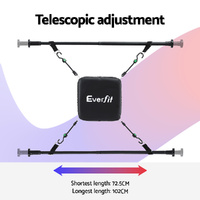 Everfit Doorway Punching Bag Adjustable Apartment Friendly with Boxing Gloves Black thumbnail