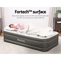 Bestway Air Mattress Single Inflatable Bed 46cm Airbed Grey thumbnail
