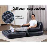 Bestway Inflatable Air Chair Seat Lounge Couch Lazy Sofa Blow Up Ottoman thumbnail