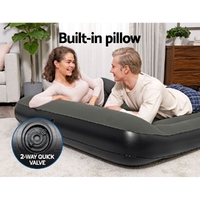 Bestway Air Mattress Queen Inflatable Bed 30cm Airbed Grey thumbnail