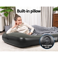 Bestway Air Mattress Single Inflatable Bed 30cm Airbed Grey thumbnail