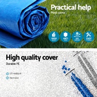 Bestway Pool Cover 264x174cm Rectangle Swimming Pool PE Shelter Fits 259x170cm Pools thumbnail